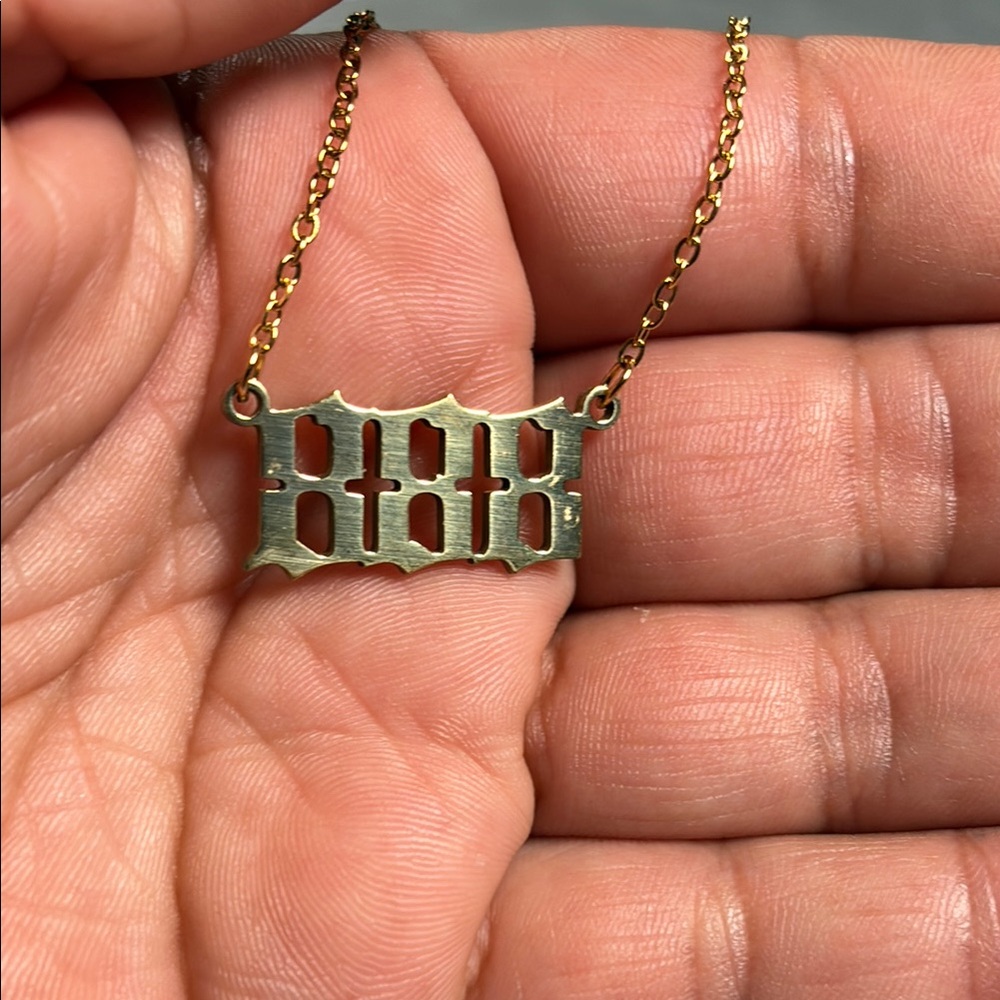 888 Angel Number Necklace